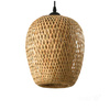 Lampa Wisząca Dekoracyjna Zwis Bambusowa E27 Boho Bern Kobi