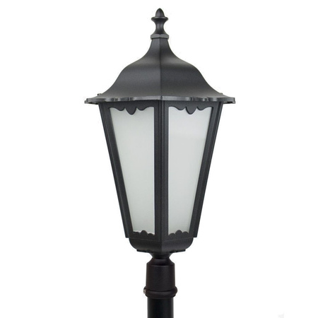 Lampa Ogrodowa Zewnętrzna Słupek LATARNIA E27 Retro Maxi OGMWN 1 190-290cm czarny Su-Ma