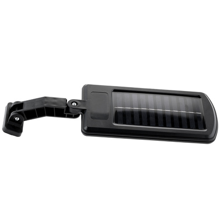 Lampa Uliczna Solarna LED Parkingowa 5W 250lm 6500K IP65 Czujnik ruchu + Uchwyt + Pilot