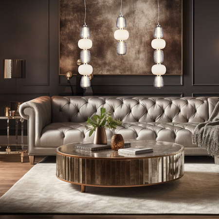 Lampa Wisząca Sufitowa CARO SMOKED 40W LED Milagro