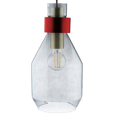 Lampa wisząca UMBRA ZWIS ciemne szkło do LED 1xE27 LUMILED