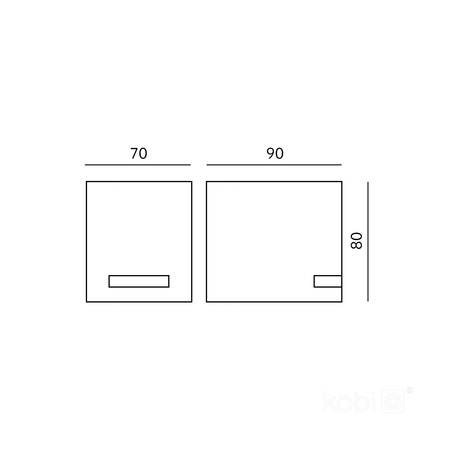 Lampa Ogrodowa Kinkiet Elewacyjny Zewnętrzny GU10 IP44 Szara Quazar Kobi