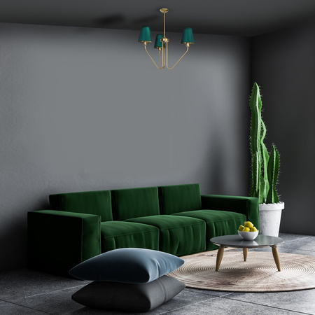 Żyrandol lampa wisząca MiLAGRO VICTORIA 3x E27