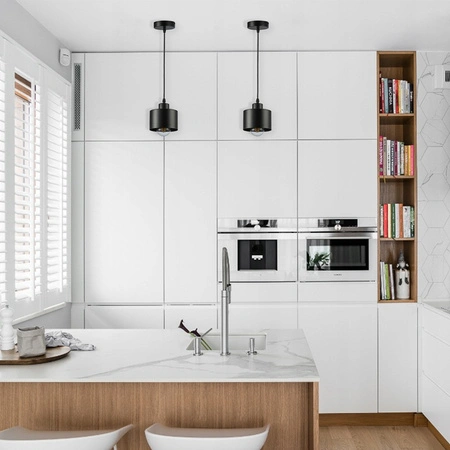 Lampa Sufitowa Oprawa Wisząca Zwis E27 Czarna Elza Masterled