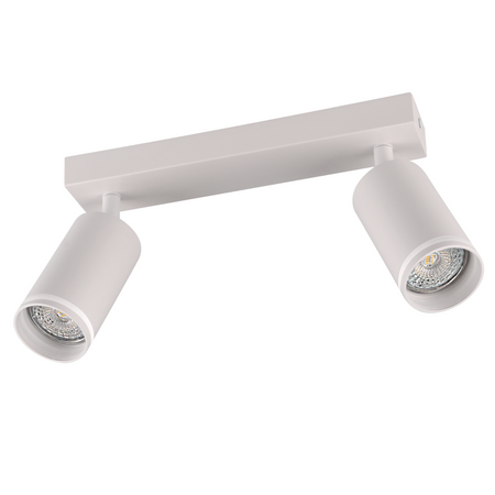 Oprawa Ścienno-Sufitowa Reflektor Punktowy 2x GU10 Biała PARIS Sanico Goldlux