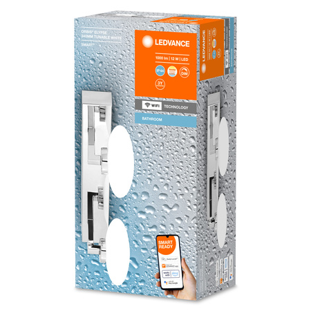 Lampa nad lustro LED łazienkowa LED ORBIS Elypse 12W 1000lm ciepła-zimna 34cm SMART+ WiFi LEDVANCE