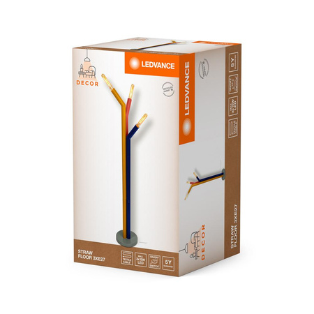 Lampa Podłogowa Oprawa Stojąca Dekoracyjna E27 Wielokolorowy Decor Ledvance