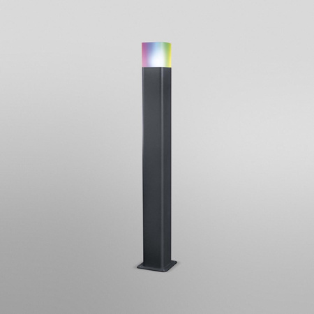 Słupek Ogrodowy Lampa LED INTELIGENTNA 9,5W RGB+W Szary 80cm SMART+ WiFi CUBE LEDVANCE