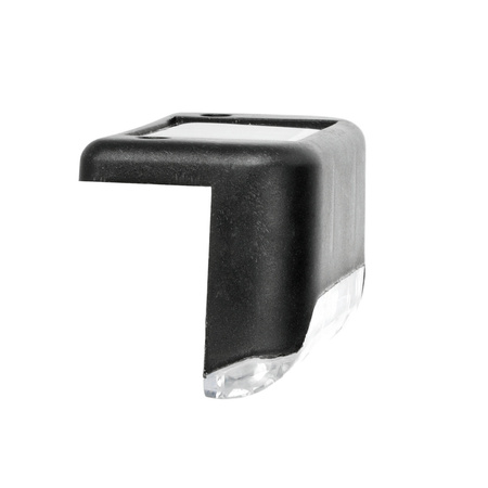 Naświetlacz LED Solarny Zewnętrzny Ogrodowy 0.06W lm 3000K Ciepły z Czujnikiem Zmierzchu IP44 Czarny Photon Kobi