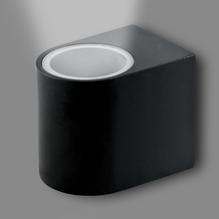 Kinkiet Ogrodowy Elewacyjny Lampa Zewnętrzna GU10 Czarna