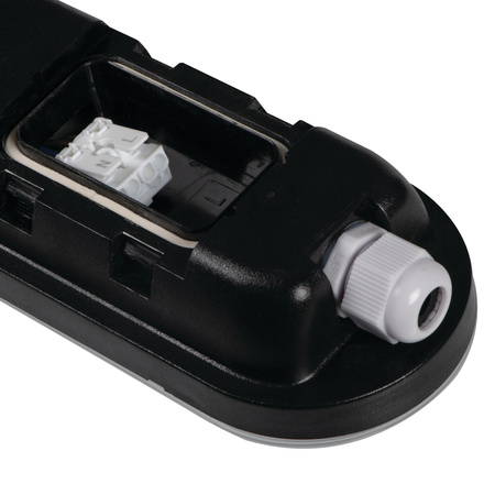 Oprawa Lampa Hermetyczna LED 38W 6080lm 4000K Neutralna 110° IP65 IK08 Prostokątna Natynkowa Czarna MAH Kanlux