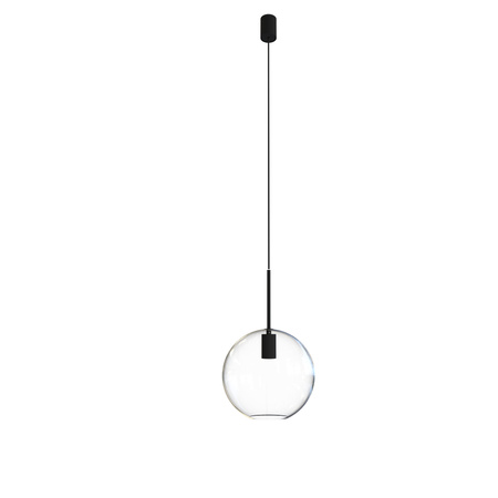 Lampa Sufitowa Wisząca E27 Czarna Nowoczesna SPHERE L 7850 Nowodvorski