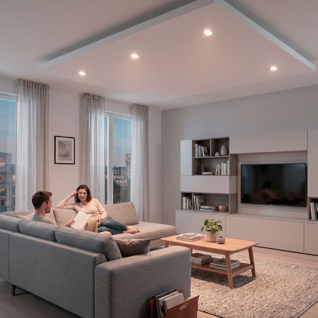 Oprawa HALOGENOWA Podtynkowa Ruchoma GU10 MR16 Okrągła Biała CASSIO LUMILED