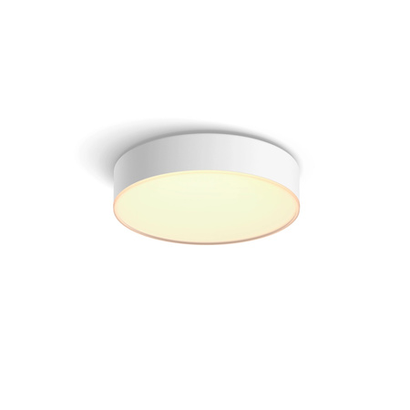 Plafon LED Lampa Sufitowa Natynkowa 9.6W 1220lm IP20 White Ambiance TW Biała 26cm Inteligentna SMART Zigbee Bluetooth Enrave Philips HUE
