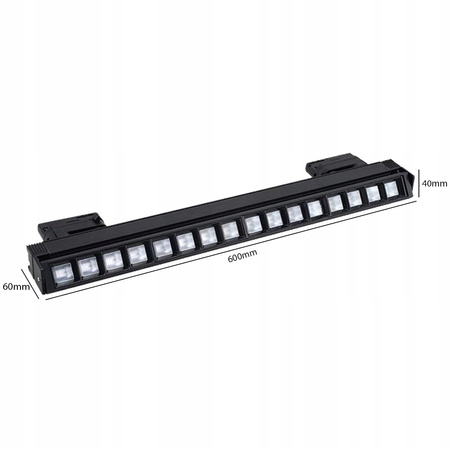 Lampa LED Reflekotr Szynowy 3 Fazowy 24W 4000K 60cm
