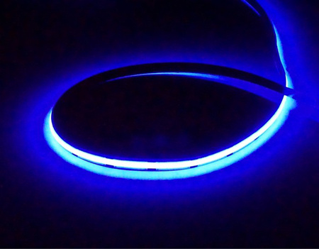 Taśma LED Pasek 12V COB 45W 480LED 2835 Niebieska 8mm 5m ECOLIGHT