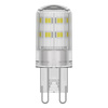 Żarówka LED Kapsułka G9 3W = 30W 320lm 2700K Ciepła 300° Ściemnialna LED PIN Osram