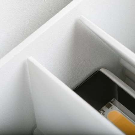 Oprawa Lampa Elewacyjna LED REKA Biała GÓRA I DÓŁ 7W 500lm 840 Neutralna IP54 Kanlux