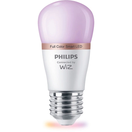 Żarówka LED E27 Kulka P45 4.9W = 40W 470lm 2200-6500K RGB + TW Inteligentna SMART WiFi Bluetooth Aplikacja WiZ Philips