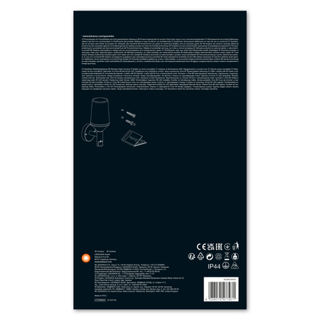 Lampa Ogrodowa Zewnętrzna Kinkiet Elewacyjny LED IP44 Srebrny Endura Ledvance