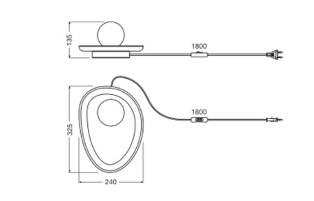 Lampa Stołowa Oprawa Biurkowa Stojąca Dekoracyjna G9 Biały USB-C Decor Ledvance