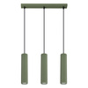 Lampa Wisząca Sufitowa Zwis Tuba Spot 3x GU10 Oliwkowa Karbon Deep Space SL.1613 Sollux