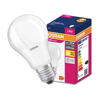 Żarówka LED E27 A55 4,9W = 40W 470lm 2700K Ciepła 200° OSRAM