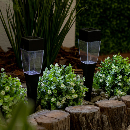 Lampa Solarna Ogrodowa LED Wbijana 5500-6000K IP44 Czujnik Zmierzchu