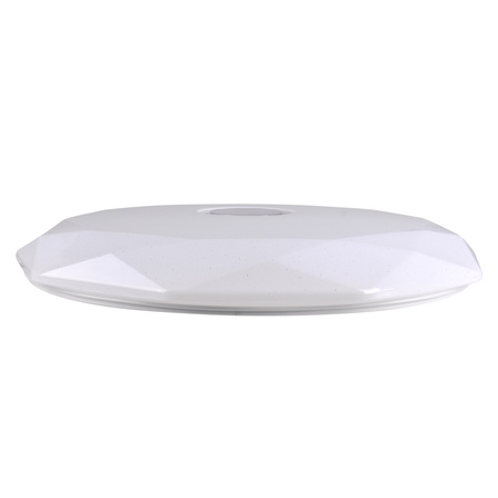 Plafon LED Oprawa Sufitowa 80W 9200lm CCT 120° Biała Pilot Ściemnialna Diamond Sanico Goldlux
