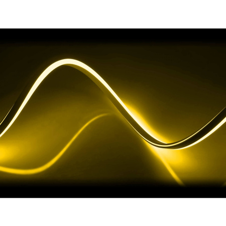 Taśma LED NEON 12V 10W 120LED Żółta IP67 6x12mm 1m Lumiled