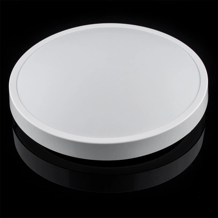 Plafon LED Lampa Sufitowa Natynkowa Łazienkowa 19W 4000K IP44 z Czujnikiem Ruchu ZOE LX Biała 30cm