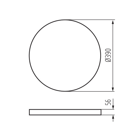 Plafon LED Lampa Sufitowa Panel Natynkowy Oprawa 20W 2060lm CCT RGB Okrągła Biała Ściemnialna S Kanlux