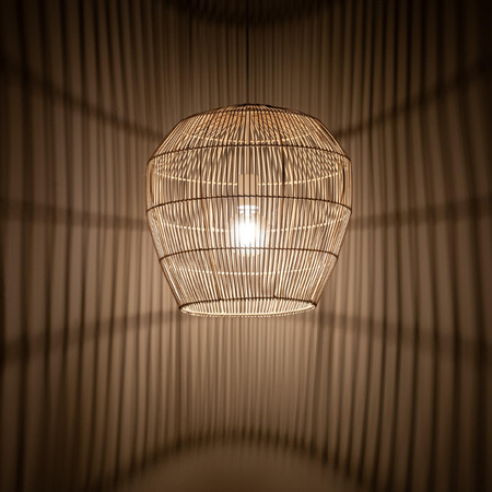 Lampa Sufitowa Wisząca E27 Biała Skandynawska HAITI S 11163 Nowodvorski