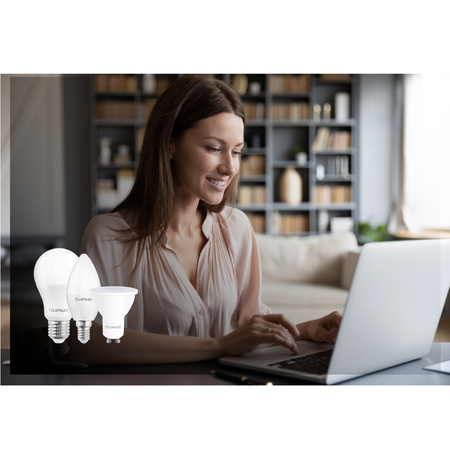 Żarówka LED E14 Kulka P45 10W = 75W 1055lm 6500K Zimna 180° LUMILED