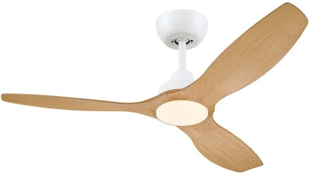 Wentylator Sufitowy 32W Lampa Sufitowa LED 24W 2650lm 3000/4300/6500K CCT Biała Brązowa + Pilot Olas Philips