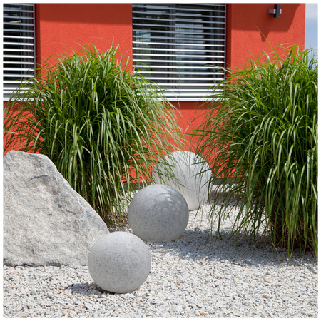 Kula Lampa Zewnętrzna Oprawa Ogrodowa E27 Szara IP65 Garden ball Kobi