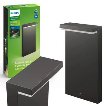 Lampa Ogrodowa Zewnętrzna SŁUPEK 40cm LED 9W 1000lm 2700K IP44 Bustan Philips