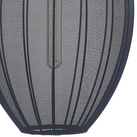 Lampa Sufitowa Wisząca Zwis E27 Czarna JAPANDI Sanico Goldlux