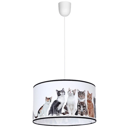 Lampa Wisząca Sufitowa CATS 1xE27 Milagro