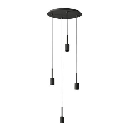 Lampa Sufitowa Wisząca Dekoracyjna 4x E27 Szara Decor Needle Pendant Osram