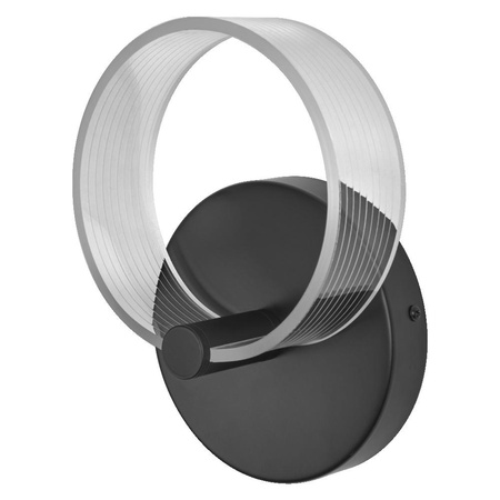 Lampa LED Ścienna Sufitowa Kinkiet Oprawa Natynkowa 8W 370lm CCT Dekoracyjna Czarny Circle Ledvance