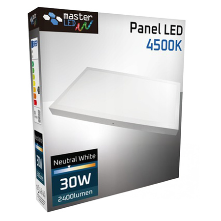 Panel LED Natynkowy Kaseton 60x30cm 30W 2400lm 4500K 120°