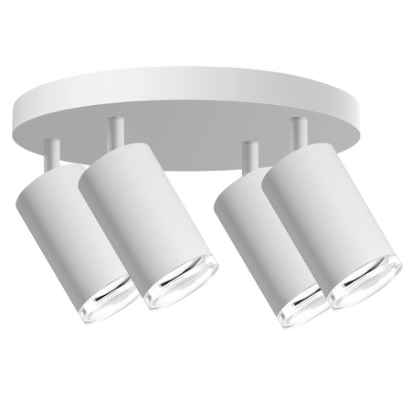 Lampa Sufitowa Oprawa Natynkowa 4x GU10 Biała IP44 TURYN Sanico Goldlux