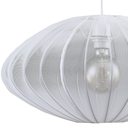 Lampa Sufitowa Wisząca Zwis E27 Biała JAPANDI Sanico Goldlux