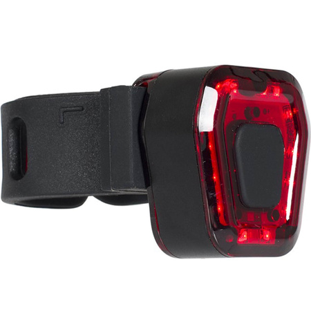 Lampka Latarka Rowerowa Światło Tył LED USB Czerwona z Akumulatorem 5 Trybów Świecenia VAYOX