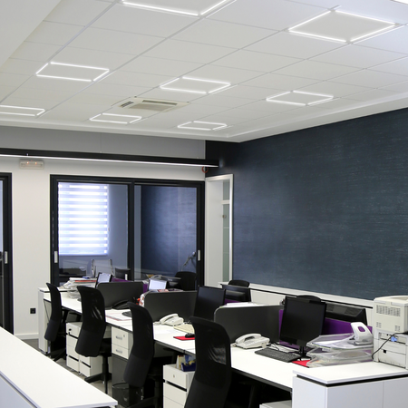 Świecąca Ramka Panel LED PODTYNKOWY 40W 60x60 cm 3300lm NEUTRALNA GOLDLUX (Polux)