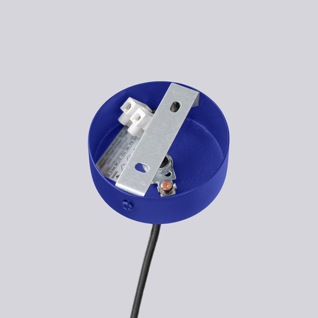 Lampa Wisząca Żyrandol 6x G9 Aluminiowa Niebieska Ultramaryna Halo French Sky SL.1835 Sollux