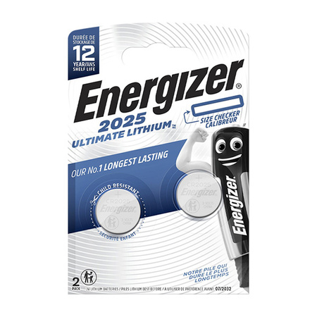 Baterie ENERGIZER ULTIMATE LITHIUM CR2025 Blister 2szt