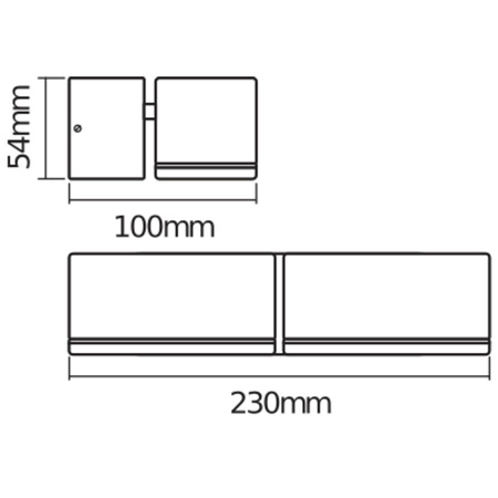 Kinkiet Ogrodowy Lampa Elewacyjna Zewnętrzna LED 13.5W 630lm 3000K Ciepła Szary IP44 Endura Osram