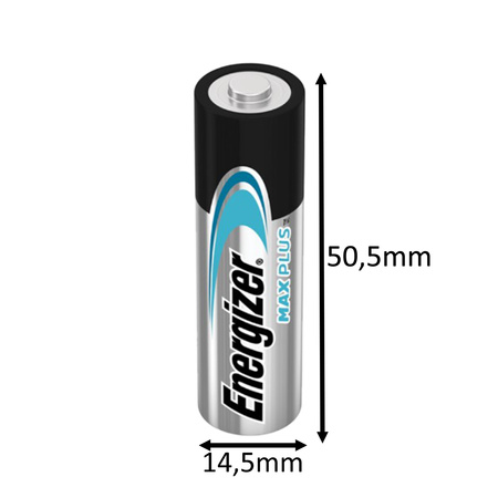 4x Baterie ENERGIZER MAX PLUS AA LR6 1,5V Blister